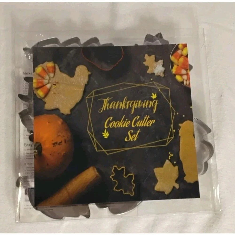 Cookie Cutter Fall Thanksgiving 8 Piece Set New